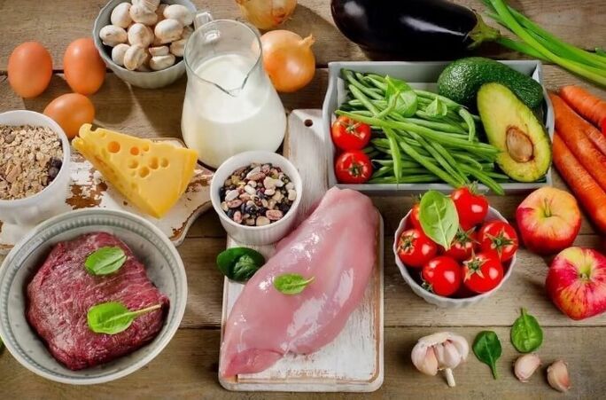 Conformità con la giusta dieta nutrizionale